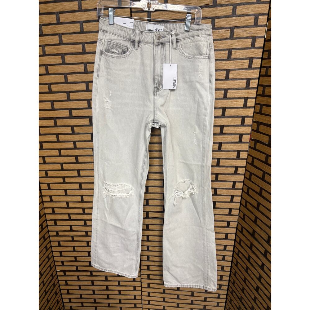 Vervet‎ Gray Leslie 90's Vintage Flare Jeans Size 28